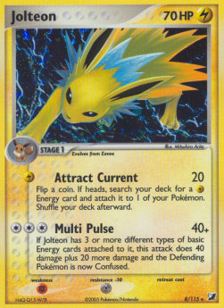 Jolteon⁣ - EX Unseen Forces⁣ (Holo Rare)⁣ [8]