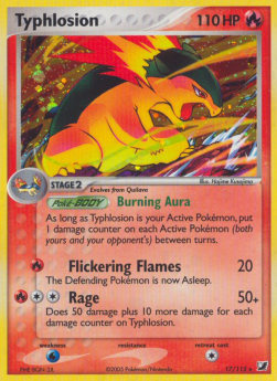 Typhlosion⁣ - EX Unseen Forces⁣ (Holo Rare)⁣ [17]