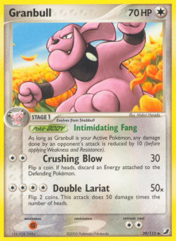 Granbull⁣ - EX Unseen Forces⁣ (Uncommon)⁣ [39]