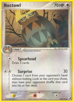 Noctowl⁣ - EX Unseen Forces⁣ (Uncommon)⁣ [43]