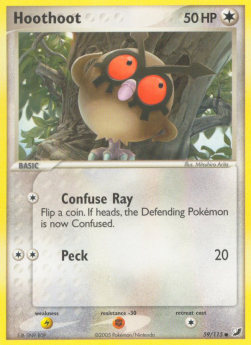 Hoothoot⁣ - EX Unseen Forces⁣ (Common)⁣ [59]