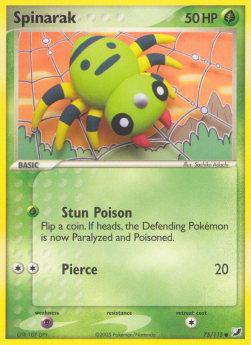 Spinarak⁣ - EX Unseen Forces⁣ (Common)⁣ [75]