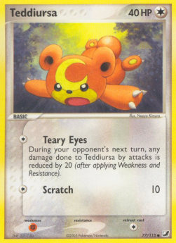 Teddiursa⁣ - EX Unseen Forces⁣ (Common)⁣ [77]