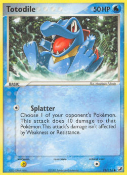 Totodile⁣ - EX Unseen Forces⁣ (Common)⁣ [78]