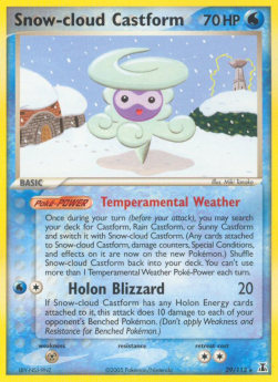 Snow-cloud Castform⁣ - EX Delta Species⁣ (Rare)⁣ [29]