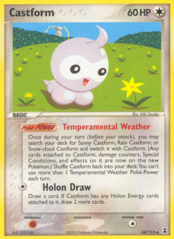 Castform - EX Delta Species (Uncommon) [DS-34]