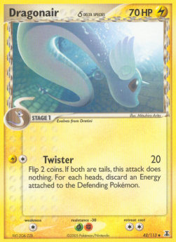 Dragonair δ Delta Species (Twister) - EX Delta Species (Uncommon) [DS-42]