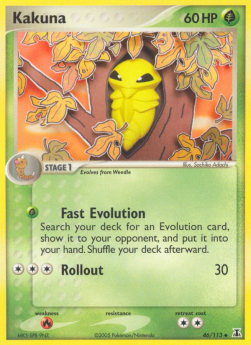 Kakuna⁣ - EX Delta Species⁣ (Uncommon)⁣ [46]
