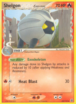 Shelgon δ Delta Species (Exoskeleton) - EX Delta Species (Uncommon) [DS-54]