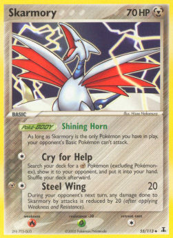 Skarmory⁣ - EX Delta Species⁣ (Uncommon)⁣ [55]