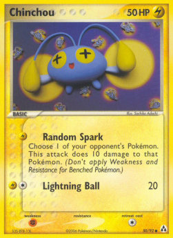 Chinchou⁣ - EX Legend Maker⁣ (Common)⁣ [50]