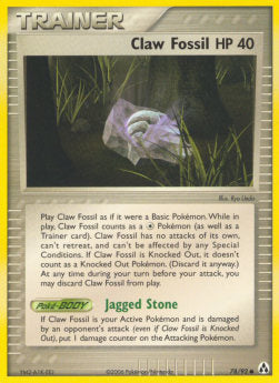 Claw Fossil⁣ - EX Legend Maker⁣ (Common)⁣ [78]