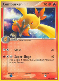 Combusken⁣ - EX Holon Phantoms⁣ (Uncommon)⁣ [39]