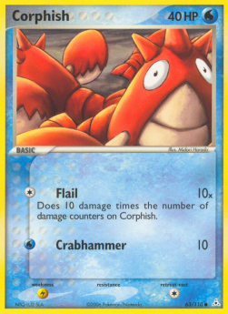 Corphish (Flail)⁣ - EX Holon Phantoms⁣ (Common)⁣ [63]