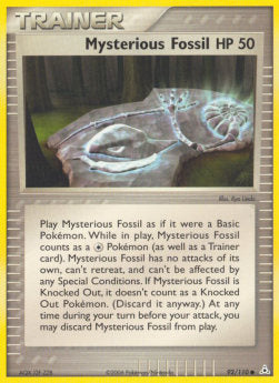 Mysterious Fossil⁣ - EX Holon Phantoms⁣ (Common)⁣ [92]