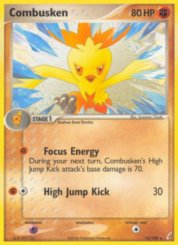 Combusken⁣ - EX Crystal Guardians⁣ (Rare)⁣ [16]
