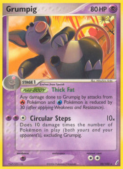Grumpig⁣ - EX Crystal Guardians⁣ (Rare)⁣ [20]
