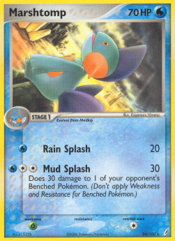 Marshtomp⁣ - EX Crystal Guardians⁣ (Rare)⁣ [24]