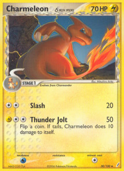 Charmeleon δ Delta Species⁣ - EX Crystal Guardians⁣ (Uncommon)⁣ [30]