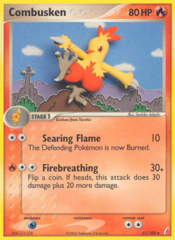 Combusken⁣ - EX Crystal Guardians⁣ (Uncommon)⁣ [31]