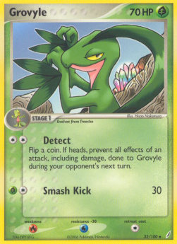 Grovyle⁣ - EX Crystal Guardians⁣ (Uncommon)⁣ [32]