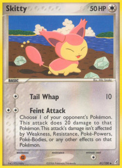 Skitty⁣ - EX Crystal Guardians⁣ (Uncommon)⁣ [41]