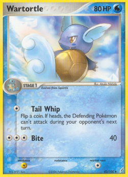 Wartortle⁣ - EX Crystal Guardians⁣ (Uncommon)⁣ [43]