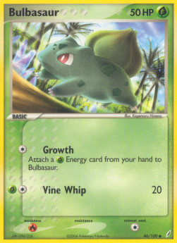 Bulbasaur⁣ - EX Crystal Guardians⁣ (Common)⁣ [46]