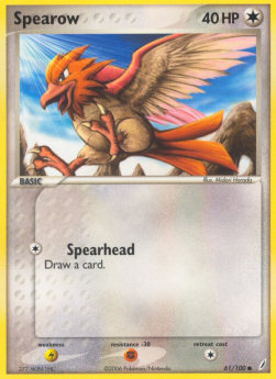 Spearow⁣ - EX Crystal Guardians⁣ (Common)⁣ [61]