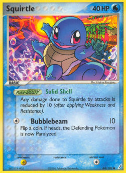 Squirtle⁣ - EX Crystal Guardians⁣ (Common)⁣ [64]