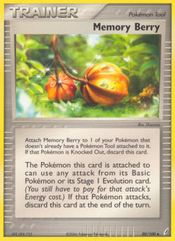 Memory Berry⁣ - EX Crystal Guardians⁣ (Uncommon)⁣ [80]