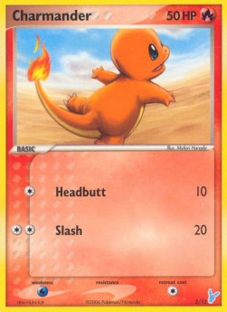 Charmander⁣ - EX Trainer Kit 2⁣ (Common)⁣ [blue-2]