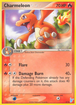 Charmeleon⁣ - EX Trainer Kit 2⁣ (Common)⁣ [blue-3]