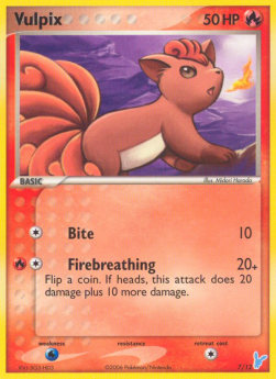 Vulpix⁣ - EX Trainer Kit 2⁣ (Fixed)⁣ [M7]