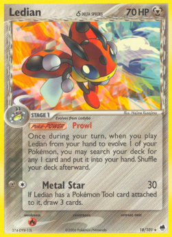 Ledian δ Delta Species⁣ - EX Dragon Frontiers⁣ (Rare)⁣ [18]