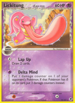 Lickitung δ Delta Species⁣ - EX Dragon Frontiers⁣ (Rare)⁣ [19]