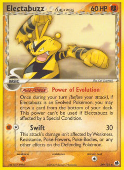 Electabuzz δ Delta Species⁣ - EX Dragon Frontiers⁣ (Uncommon)⁣ [29]