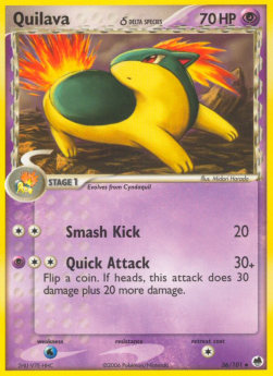 Quilava δ Delta Species⁣ - EX Dragon Frontiers⁣ (Uncommon)⁣ [36]
