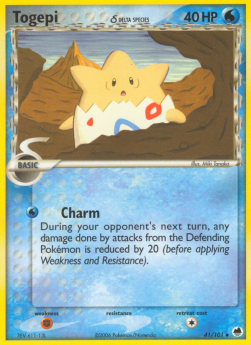 Togepi δ Delta Species⁣ - EX Dragon Frontiers⁣ (Uncommon)⁣ [41]