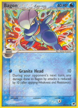 Bagon δ Delta Species⁣ - EX Dragon Frontiers⁣ (Common)⁣ [43]