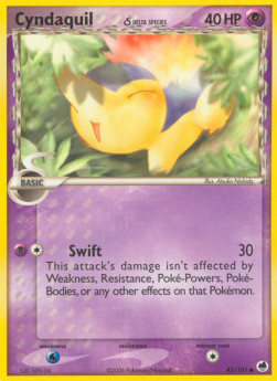 Cyndaquil δ Delta Species⁣ - EX Dragon Frontiers⁣ (Common)⁣ [45]