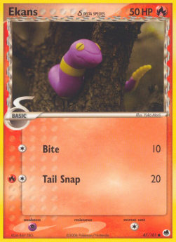 Ekans δ Delta Species⁣ - EX Dragon Frontiers⁣ (Common)⁣ [47]