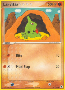 Larvitar⁣ - EX Dragon Frontiers⁣ (Common)⁣ [51]