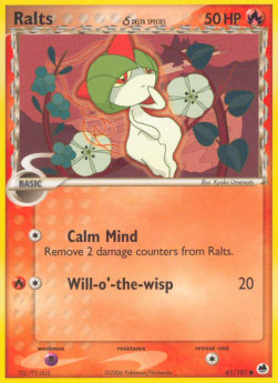 Ralts δ Delta Species⁣ - EX Dragon Frontiers⁣ (Common)⁣ [61]