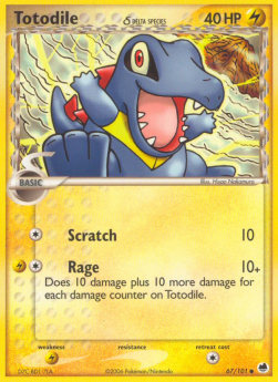 Totodile δ Delta Species⁣ - EX Dragon Frontiers⁣ (Common)⁣ [67]