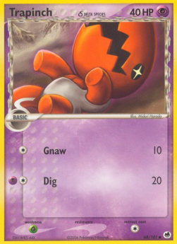 Trapinch δ Delta Species⁣ - EX Dragon Frontiers⁣ (Common)⁣ [68]