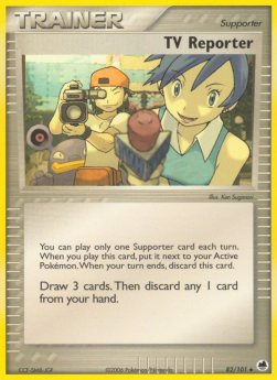 TV Reporter⁣ - EX Dragon Frontiers⁣ (Uncommon)⁣ [82]
