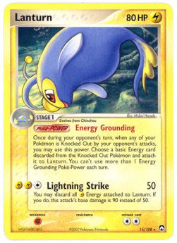 Lanturn⁣ - EX Power Keepers⁣ (Rare)⁣ [15]