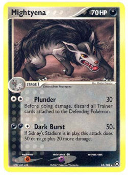 Mightyena⁣ - EX Power Keepers⁣ (Rare)⁣ [18]