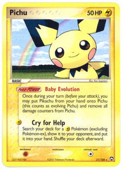 Pichu⁣ - EX Power Keepers⁣ (Rare)⁣ [21]